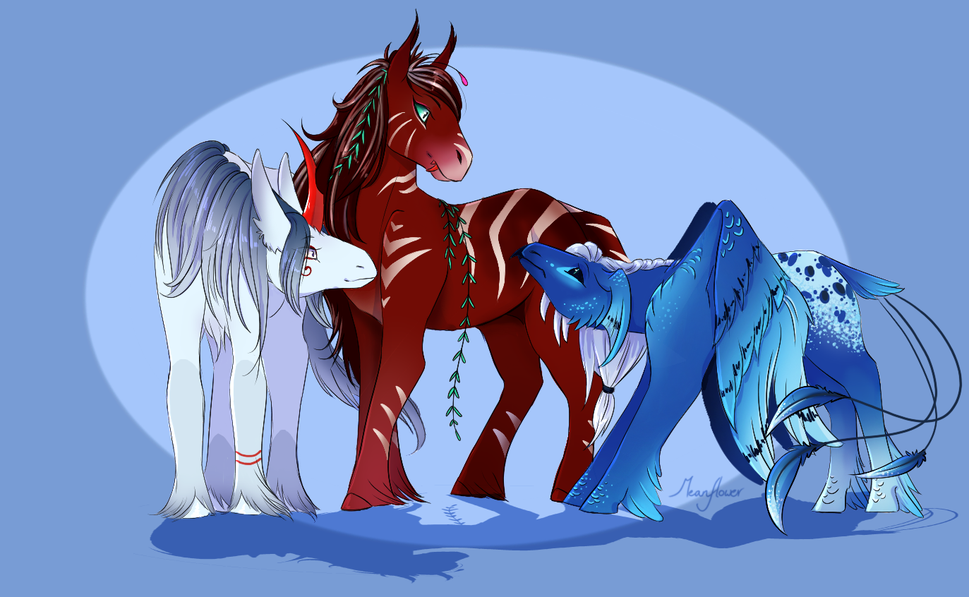 Venus, Akira, Shinku by <a href='https://www.instagram.com/a.meanflower?theme=dark'>meanflower</a>
